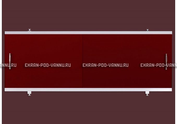 Экран EUROPLEX Универсал бордо под трубы – купить по цене 6250 руб. в интернет-магазине в городе Севастополь картинка 1