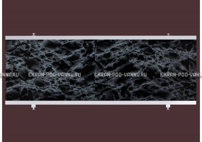 Экран EUROPLEX Универсал черный мрамор – купить по цене 6250 руб. в интернет-магазине в городе Севастополь картинка 1