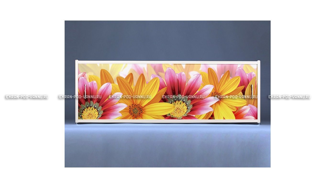 Раздвижной ФОТО экран - Flowers – купить по цене 8500 руб. в интернет-магазине в городе Севастополь картинка 6