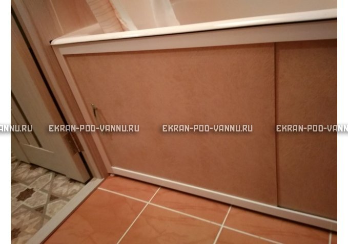 Раздвижной экран EUROPLEX Комфорт бежевый – купить по цене 6750 руб. в интернет-магазине в городе Севастополь картинка 2