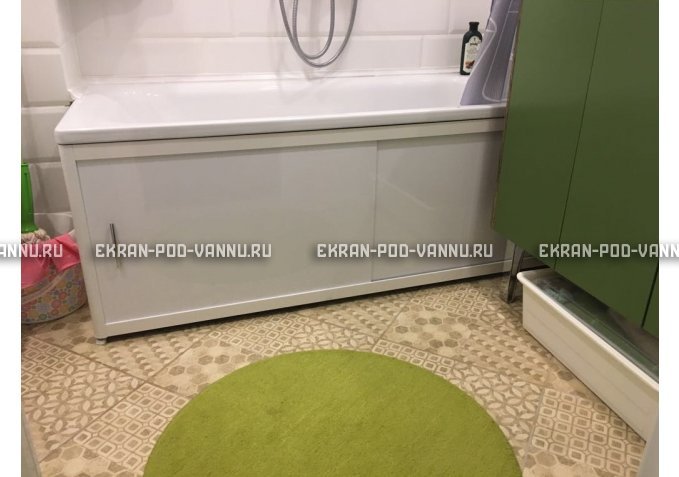 Раздвижной экран EUROPLEX Комфорт белый – купить по цене 6400 руб. в интернет-магазине в городе Севастополь картинка 1