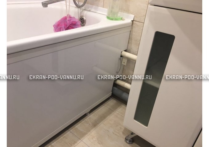 Экран под трубы EUROPLEX Универсал белый высокий – купить по цене 6550 руб. в интернет-магазине в городе Севастополь картинка 1