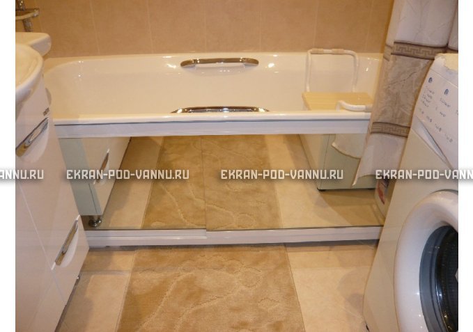 Раздвижной экран EUROPLEX Роликс Зеркальный – купить по цене 9700 руб. в интернет-магазине в городе Севастополь картинка 3