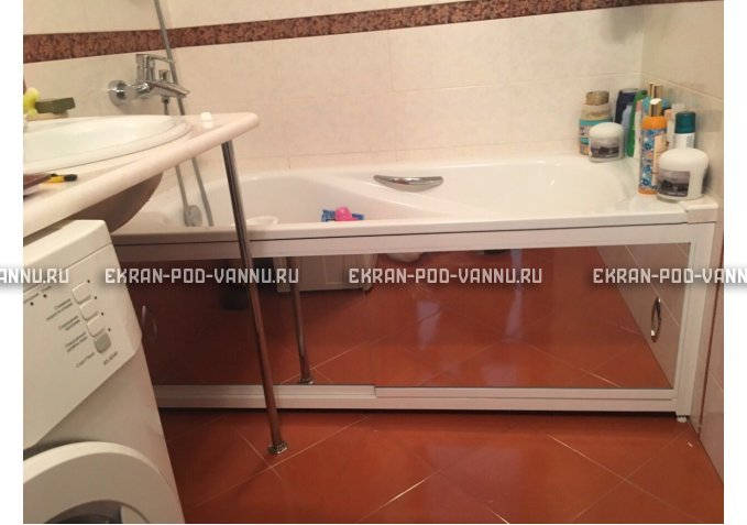 Раздвижной экран EUROPLEX Роликс Зеркальный – купить по цене 9700 руб. в интернет-магазине в городе Севастополь картинка 10