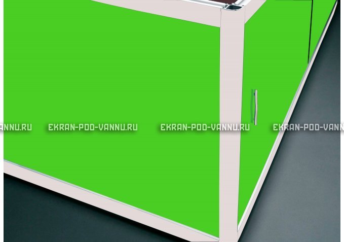 Торцевой экран EUROPLEX Комфорт салатовый – купить по цене 8760 руб. в интернет-магазине в городе Севастополь картинка 1