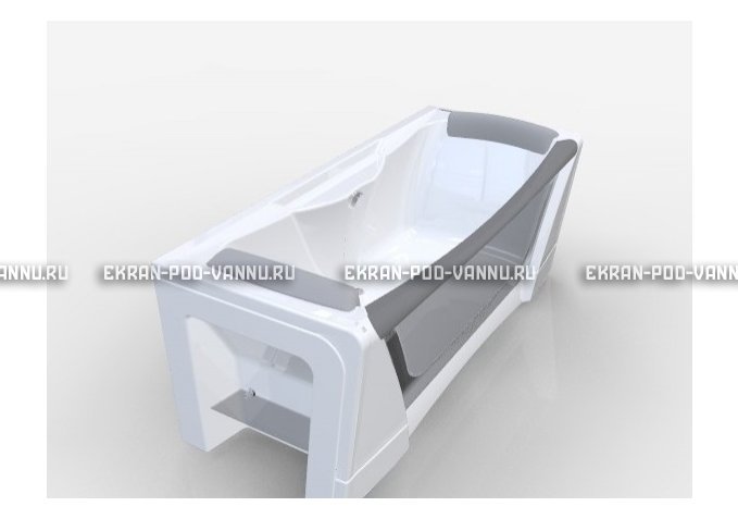 Прозрачная ванна 1MarKa Dolce Vita 180x80 – купить по цене 43200 руб. в интернет-магазине в городе Севастополь картинка 3