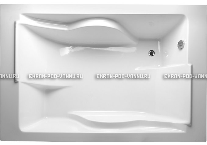 Акриловая ванна Vayer Coral 180x120 – купить по цене 33850 руб. в интернет-магазине в городе Севастополь картинка 2