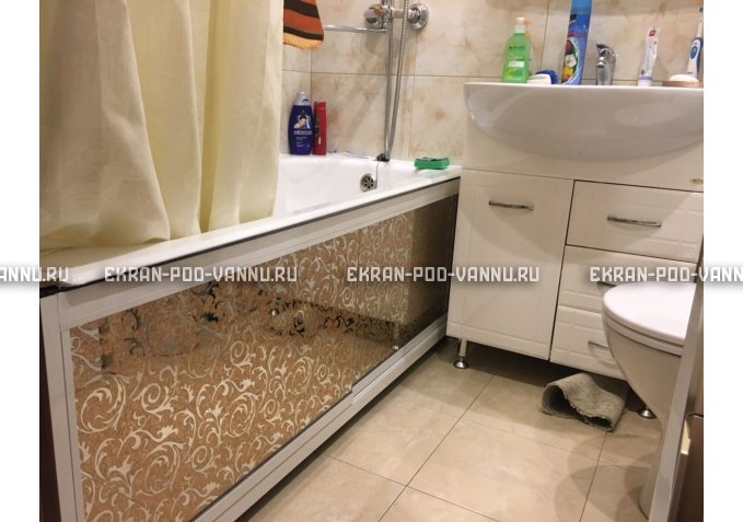 Раздвижной экран EUROPLEX Роликс Золото – купить по цене 12500 руб. в интернет-магазине в городе Севастополь картинка 1
