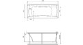 Акриловая ванна Relisan Loara 180x80 – купить по цене 23580 руб. в интернет-магазине в городе Севастополь картинка 17