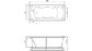 Акриловая ванна Relisan Loara 180x80 – купить по цене 23580 руб. в интернет-магазине в городе Севастополь картинка 8