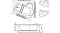 Акриловая ванна Relisan Ariadna 145x95 – купить по цене 23500 руб. в интернет-магазине в городе Севастополь картинка 13