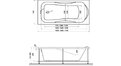 Акриловая ванна Relisan Elvira 170x75 – купить по цене 16160 руб. в интернет-магазине в городе Севастополь картинка 13