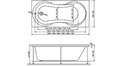 Акриловая ванна Relisan Lada 160x70 – купить по цене 14600 руб. в интернет-магазине в городе Севастополь картинка 13