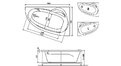 Акриловая ванна Relisan Zoya 140x90 – купить по цене 19000 руб. в интернет-магазине в городе Севастополь картинка 13