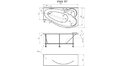 Акриловая ванна 1MarKa Gracia 160x95 – купить по цене 20300 руб. в интернет-магазине в городе Севастополь картинка 17