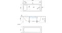 Акриловая ванна 1MarKa Modern 120x70 – купить по цене 7600 руб. в интернет-магазине в городе Севастополь картинка 17