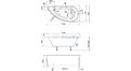 Акриловая ванна 1MarKa Piccolo 150х75 – купить по цене 11310 руб. в интернет-магазине в городе Севастополь картинка 25
