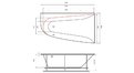 Акриловая ванна Vayer Boomerang 180x100 – купить по цене 53030 руб. в интернет-магазине в городе Севастополь картинка 18
