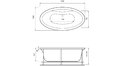 Акриловая ванна Vayer Beta 194x100 – купить по цене 56340 руб. в интернет-магазине в городе Севастополь картинка 17