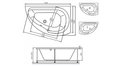 Акриловая ванна Vayer Ismena 160x105 – купить по цене 28350 руб. в интернет-магазине в городе Севастополь картинка 21